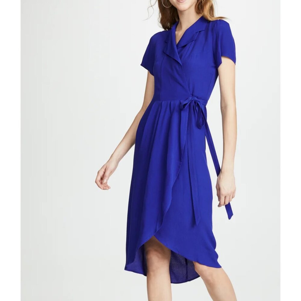 Royal Blue Yumi Kim Meet and Greet Wrap Dress, Size M